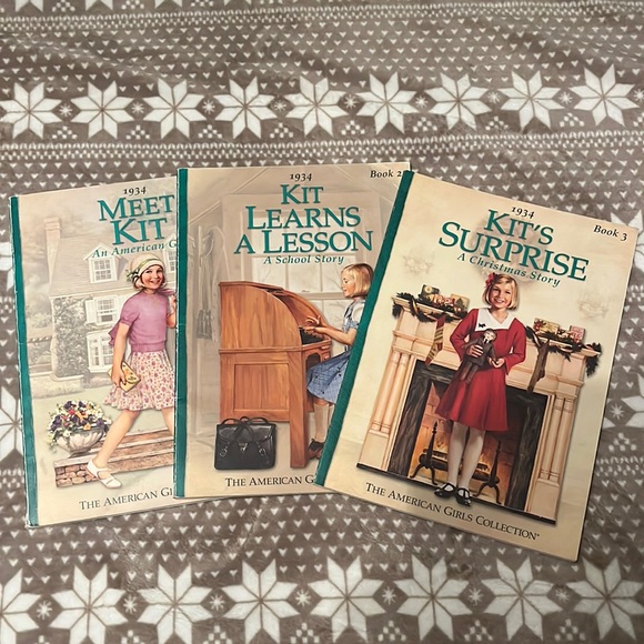 American Girl Other Pleasant Company Kit Kittredge Books Set Of 3